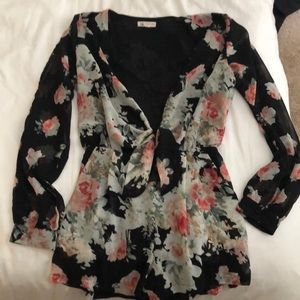 Flower Romper! Like New!